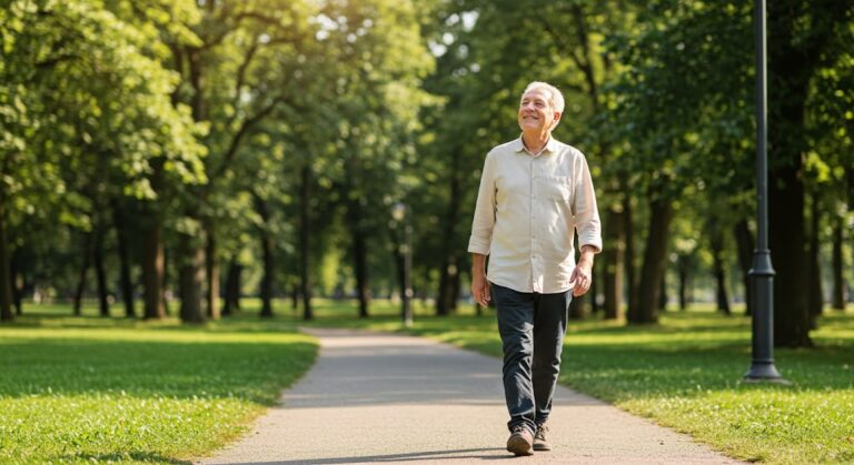 기억력 유지를 위한 노인의 걷기 운동